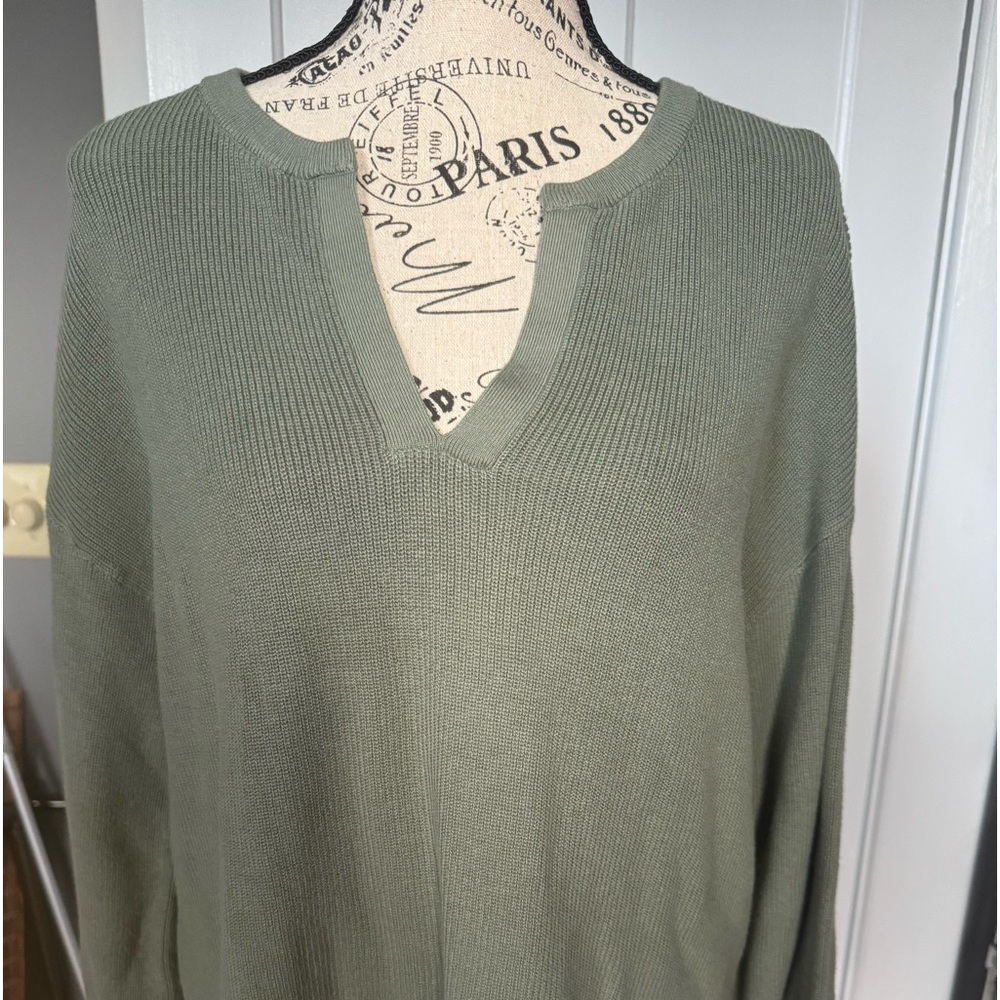 TWO Loft sweaters, olive green NWOT/ cream NWT both size M